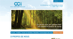 Desktop Screenshot of oci-importation.com